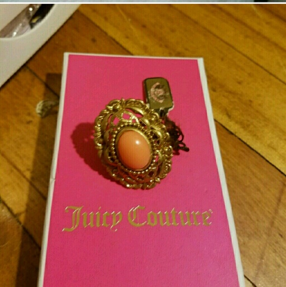 Juicy Couture vintage style cocktail ring NWT Sz 7 - Picture 4 of 8